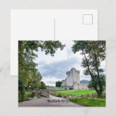 Ross Castle, Kerry, Ierland, Briefkaart (Voorkant / Achterkant)