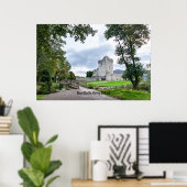 Ross Castle, Kerry, Ierland, Briefkaart Poster (Thuiskantoor)
