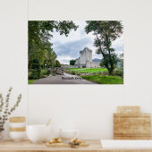 Ross Castle, Kerry, Ierland, Briefkaart Poster (Keuken)