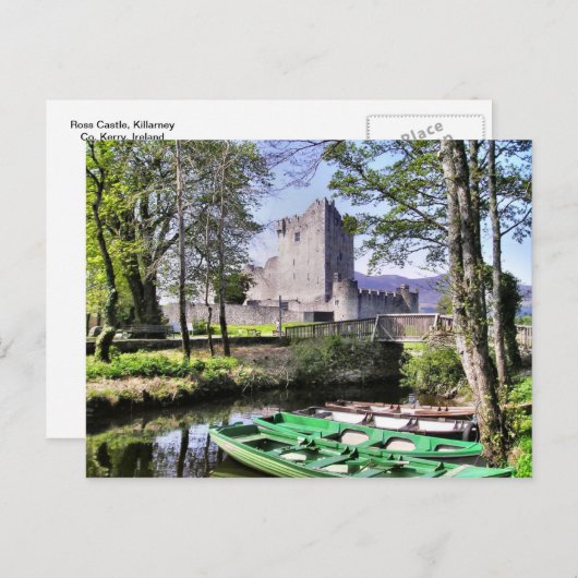 Ross Castle Killarney Briefkaart (Voorkant / Achterkant)