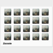 Ross Castle, Killarney, County Kerry Vierkante Sticker (Vel)