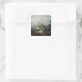 Ross Castle, Killarney, County Kerry Vierkante Sticker (Tas)