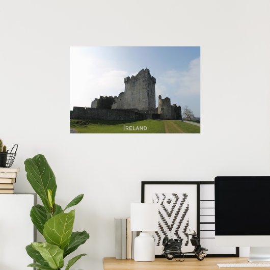 Ross Castle, Killarney, Ierland Poster (Thuiskantoor)