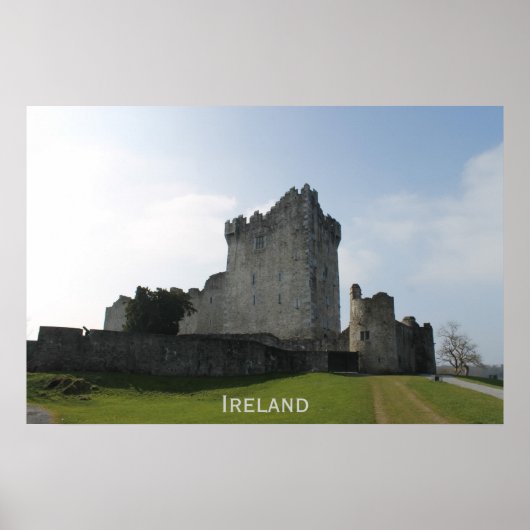 Ross Castle, Killarney, Ierland Poster (Voorkant)