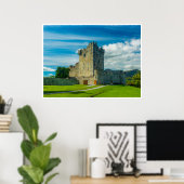 Ross Castle Killarney Muurkunst | Ierland Print (Thuiskantoor)