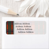 Ross clan Plaid Schotse tartan Etiket (Insitu)