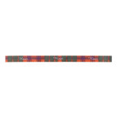 Ross clan Pset Scottish tartan Satijnen Lint (Voorkant)