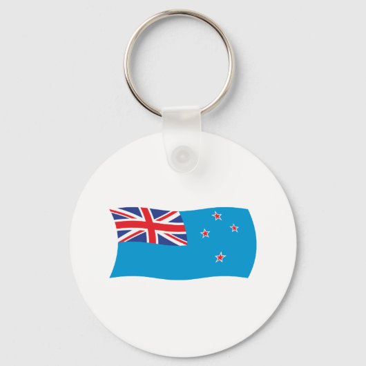 Ross Dependency Vlag Sleutelhanger (Voorkant)