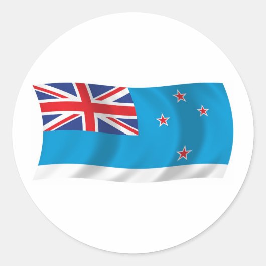 Ross Dependency Vlag Sticker (Voorkant)