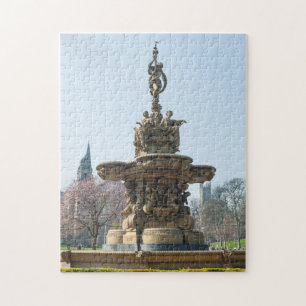 Ross Fountain, Edinburgh Castle, Schotland Legpuzzel