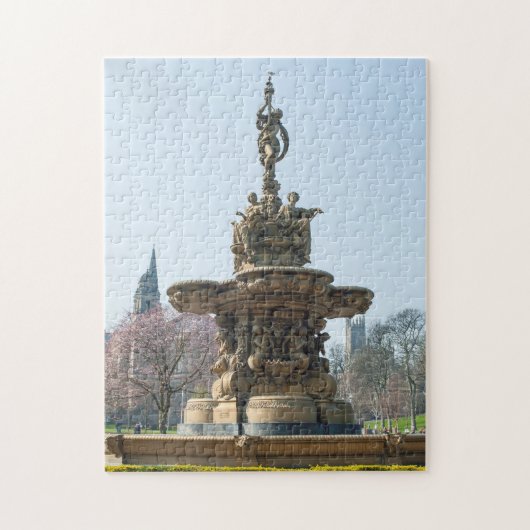 Ross Fountain, Edinburgh Castle, Schotland Legpuzzel (Verticaal)