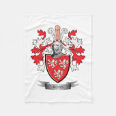Ross gezinsklok van wapens fleece deken (Voorkant)