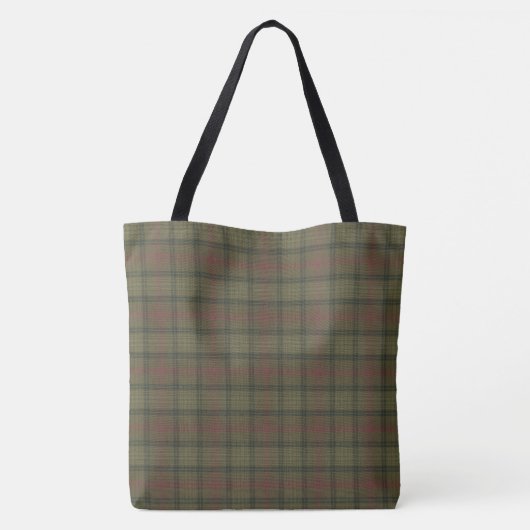 Ross Hunting Ancient Scottish Tartan Canvas tas (Achterkant)