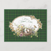 Ross Hunting Oude Schotse Tartan Pasen Feestdagenkaart (Voorkant)