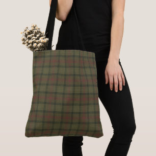Ross Hunting Weathered Scottish Tartan Canvas tas