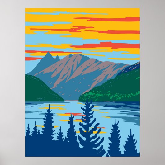 Ross Lake Washington Poster (Voorkant)