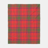 Ross Modern Plaid Fleece Deken (Voorkant)