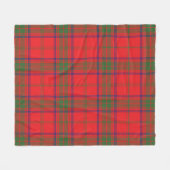 Ross Modern Plaid Fleece Deken (Voorkant (Horizontaal))