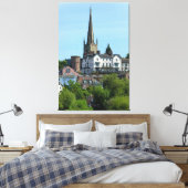 Ross-on-Wye, de geboorteplaats van het toerisme Canvas Afdruk (Insitu (Slaapkamer))