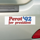Ross Perot 1992 Bumpersticker (Op auto)