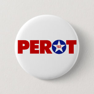 Ross Perot 92 Ronde Button 5,7 Cm