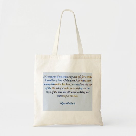 Ross Poldark Tote Bag (Voorkant)