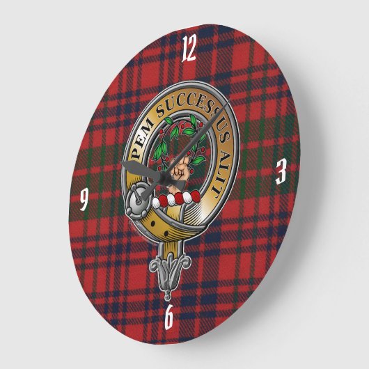 Ross Tartan en Badge Grote Klok (Hoek)