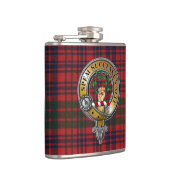 Ross Tartan en Badge Heupfles (Rechts)