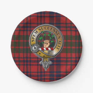 Ross Tartan en Badge Papieren Bordje
