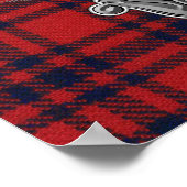 Ross Tartan en Badge Poster (Hoek)