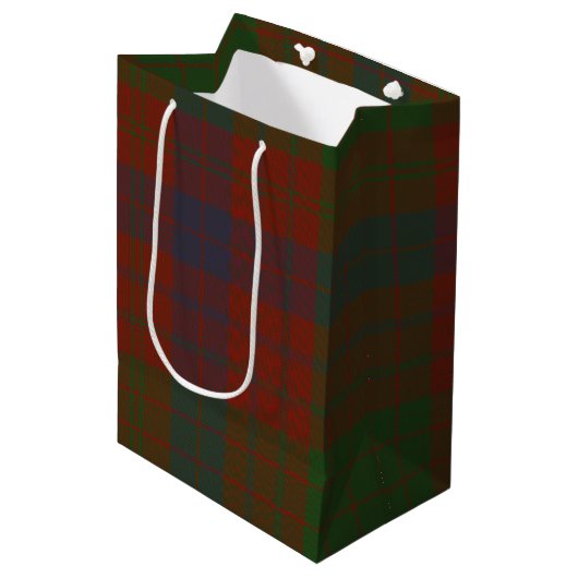 Ross Tartan Medium Cadeauzakje (Voorkant Gekanteld)