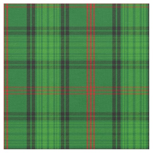 Ross Tartan Print Stof (Close Up)