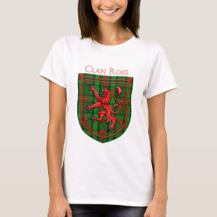 Ross Tartan Scottish Play Lion Rampant T-shirt
