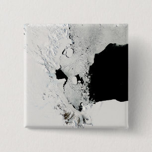 Ross Zee, Antarctica Vierkante Button 5,1 Cm
