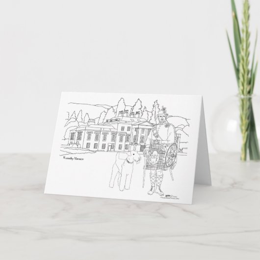 Rossdhu Huis Schotland Kaart (Voorkant)