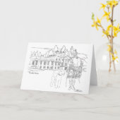 Rossdhu Mansion Scotland Kaart (Gele Bloem)