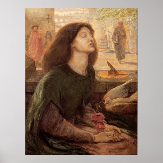 Rossetti - Beata Beatrix 1882 Poster (Voorkant)