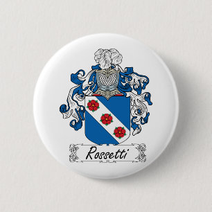 Rossetti Family Crest Ronde Button 5,7 Cm