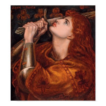 Rossetti Joan of Arc CC0761 Cardstock Poster