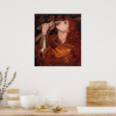 Rossetti Joan of Arc CC0762 Semi-Gloss-Poster Poster (Keuken)