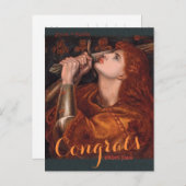 Rossetti Joan of Arc Gefeliciteerd, CC1048 Briefkaart (Voorkant / Achterkant)