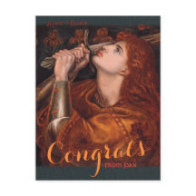Rossetti Joan of Arc Gefeliciteerd, CC1048