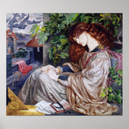 Rossetti - La Pia de Tolomei 1880 Poster