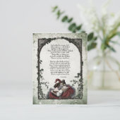 Rossetti "Liefde" Victoriaanse Prentkaart Briefkaart (Staand voorkant)