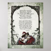 Rossetti "Love" Victoriaans Art Poem 17x22 Poster (Voorkant)
