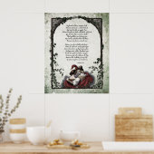 Rossetti "Love" Victoriaans Art Poem 24x30 Poster (Keuken)