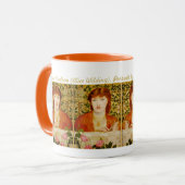 Rossetti Regina Cordium CC0505 pre-Raphaelite Mok (Voorkant links)