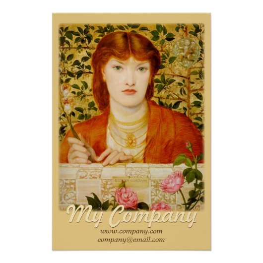 Rossetti Regina Cordium CC0650 Adverteren Poster (Voorkant)