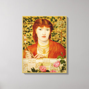 Rossetti Regina Cordium CC0654 Canvas Afdruk
