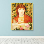 Rossetti Regina Cordium CC0654 Canvas Afdruk (Insitu (Houten vloer))